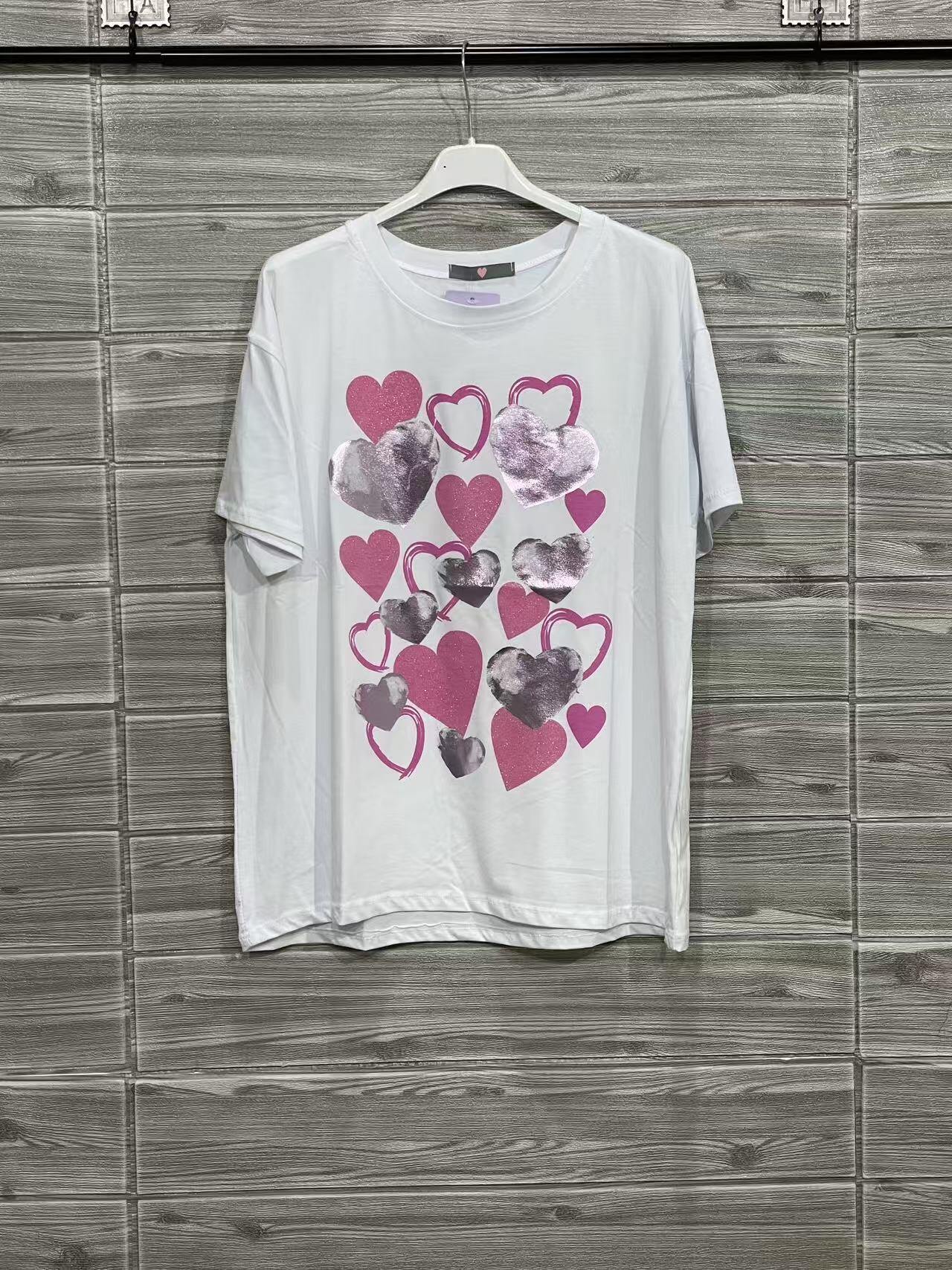 ZOT075BH Blue Leaf Cotton Top Blush