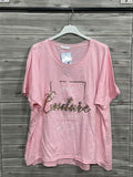 ZOT032BH L'Amour Cotton T-Shirt Blush