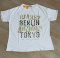 ZOT050EC Paris Berlin Cotton T-Shirt Ecru