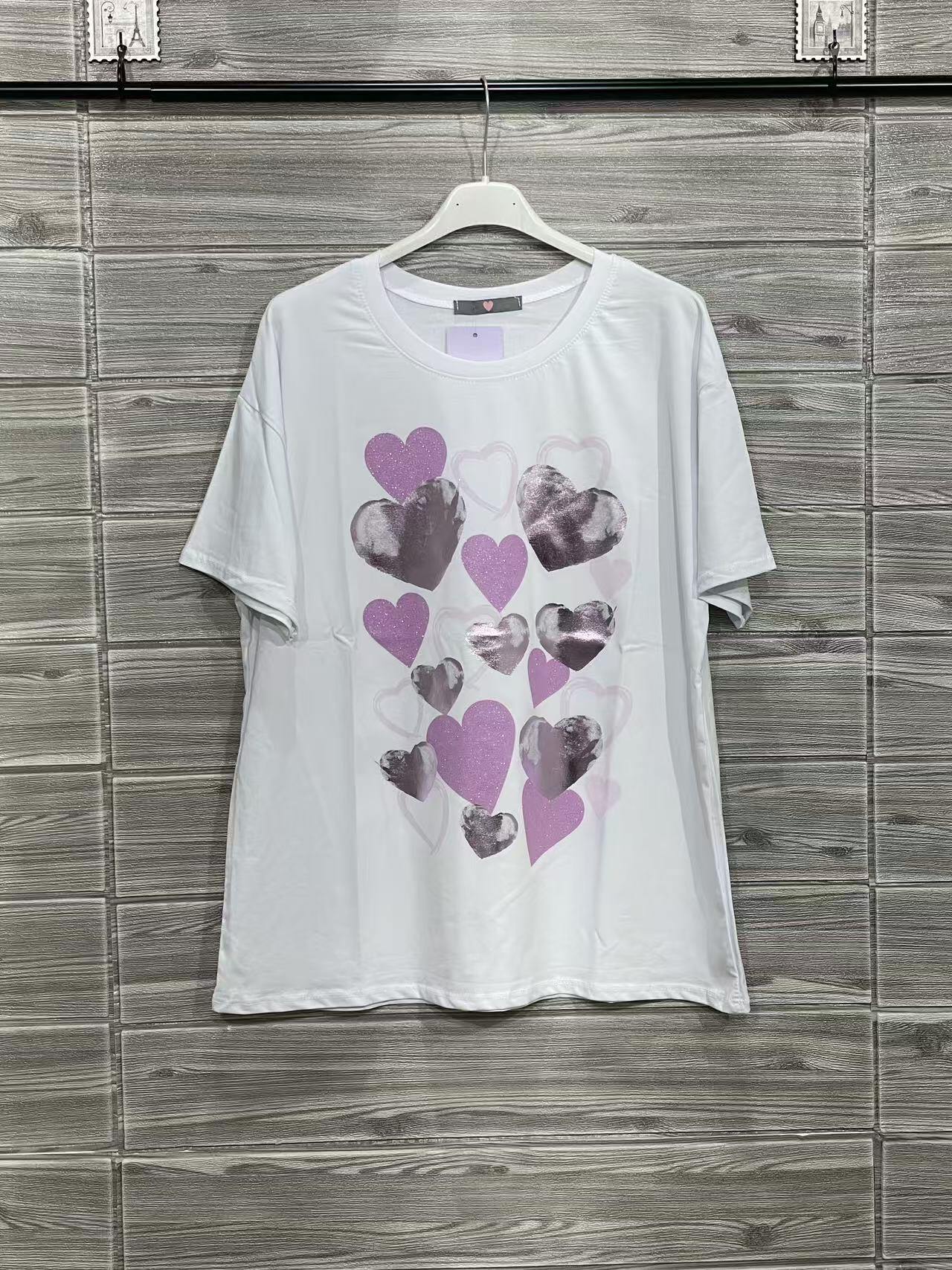 ZOT075LL Blue Leaf Cotton Top Lilac