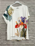 ZOT046GN Girl Print Cotton T-Shirt Green