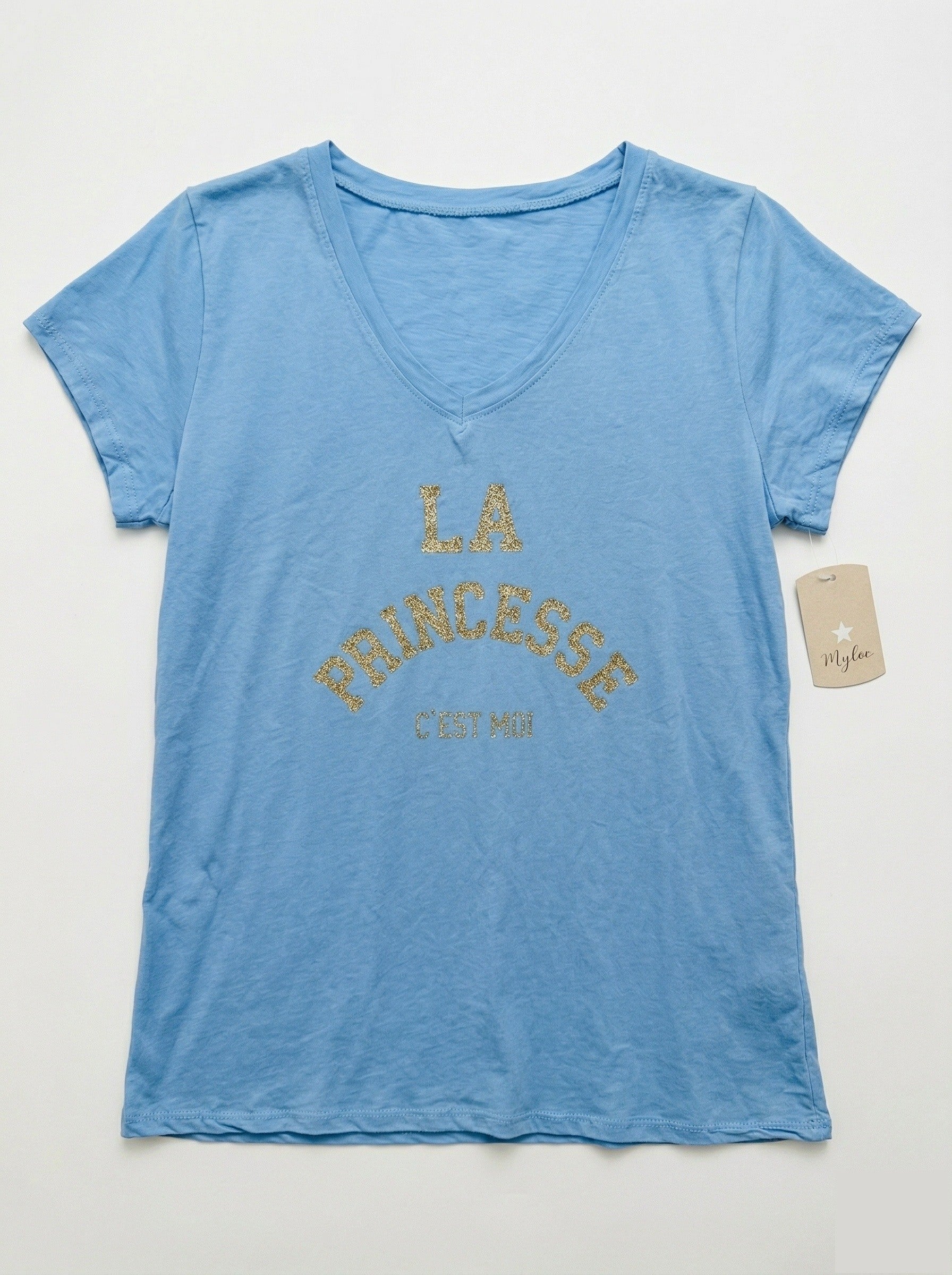 MYPSB "The Princess It’s Me" T-shirt Sky Blue