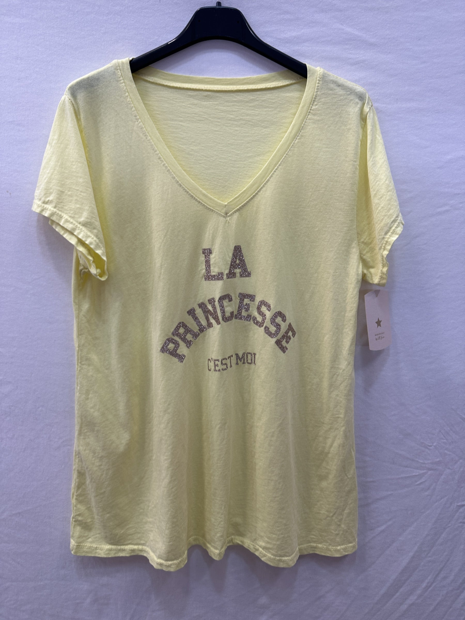 MYPY "The Princess It’s Me" T-shirt Yellow