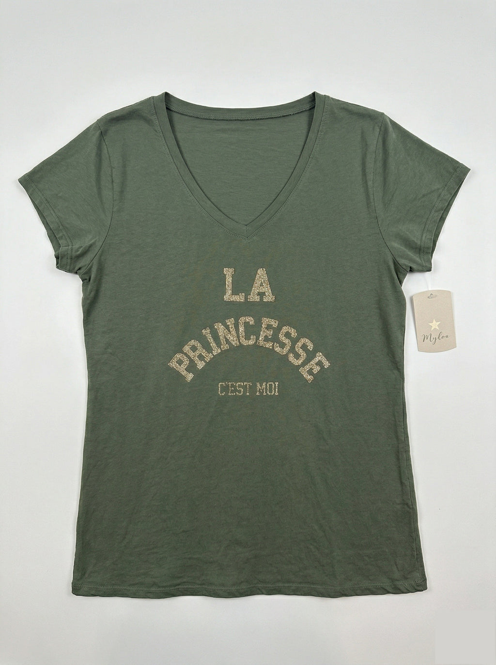 MYPKK "The Princess It’s Me" T-shirt Kaki