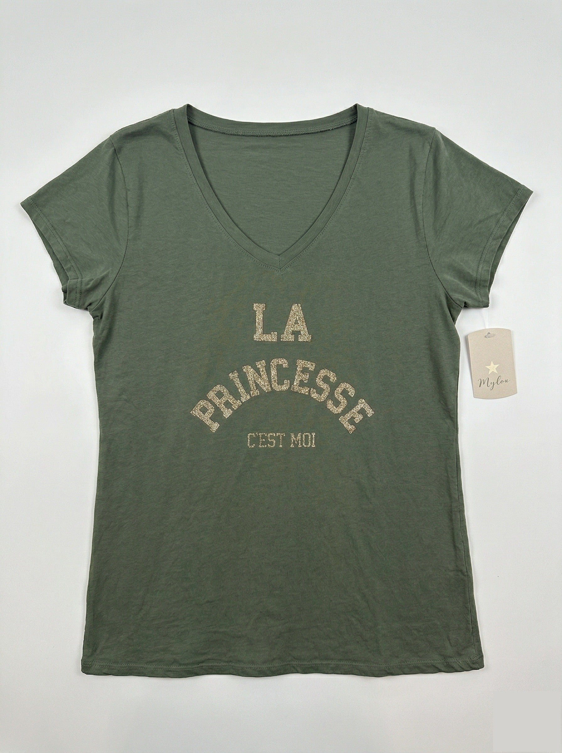 MYPKK "The Princess It’s Me" T-shirt Kaki