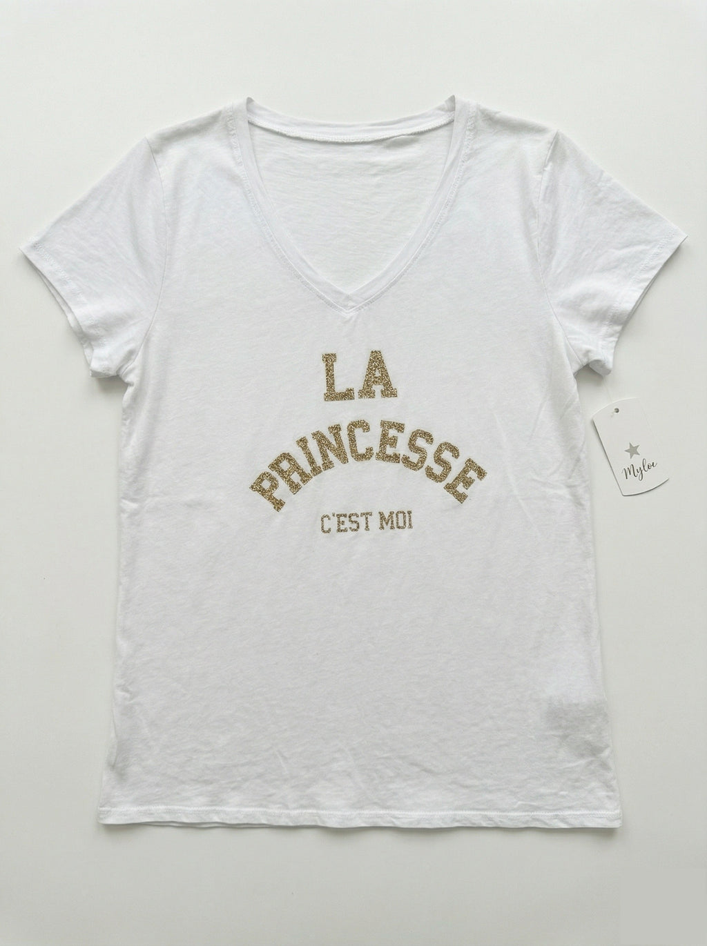 MYPGD "The Princess It’s Me" T-shirt Gold