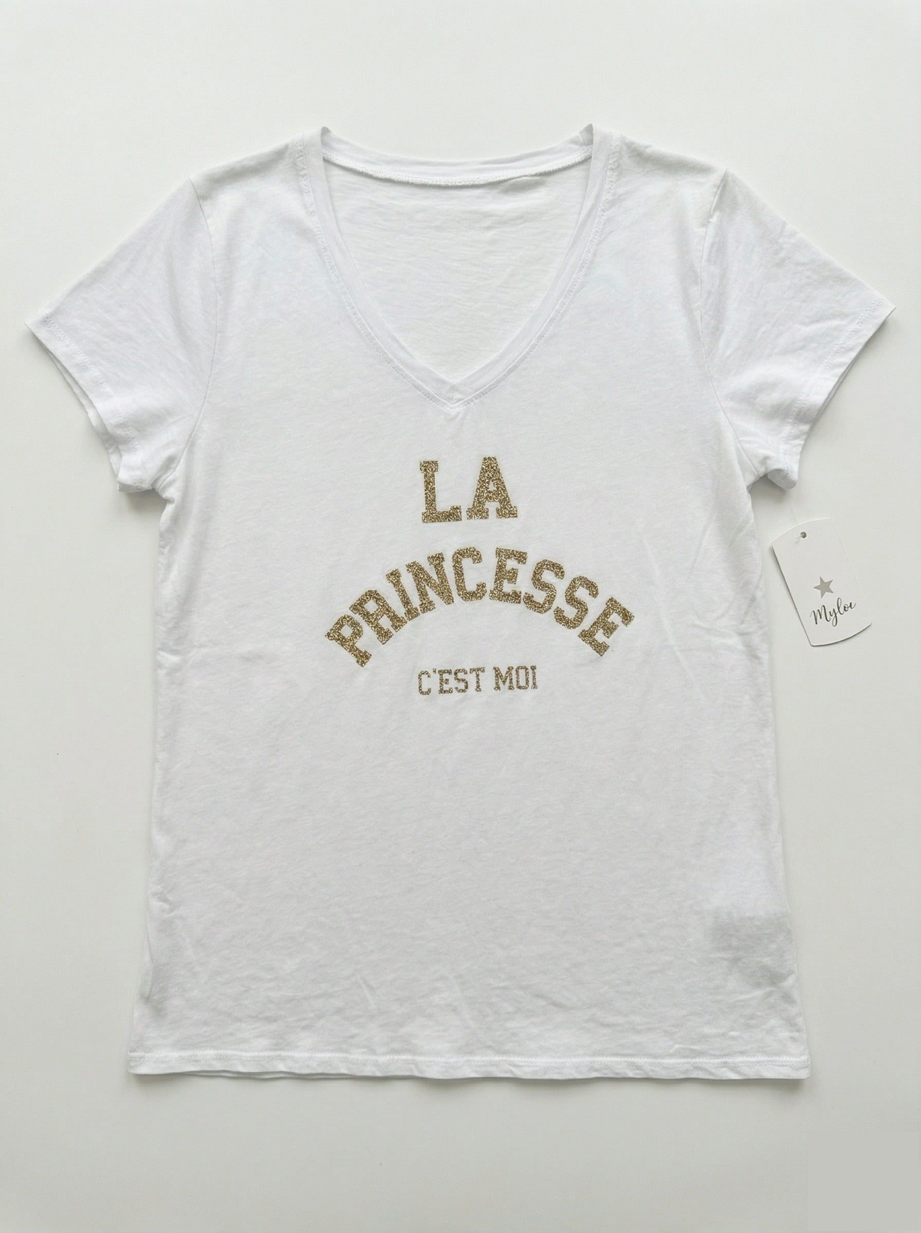 MYPGD "The Princess It’s Me" T-shirt Gold