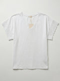 MYELSW T-shirt with English Lace Sleeves White
