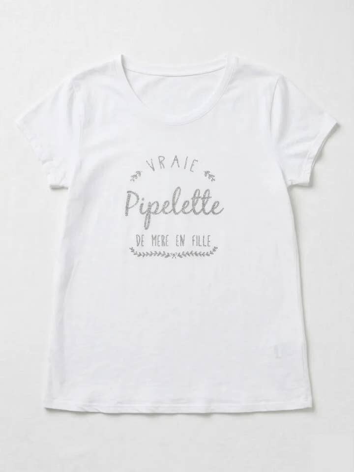 MYNRCSL Navy T-shirt Real Chatterbox Silver