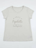 MYNRCBG Navy T-shirt Real Chatterbox Beige