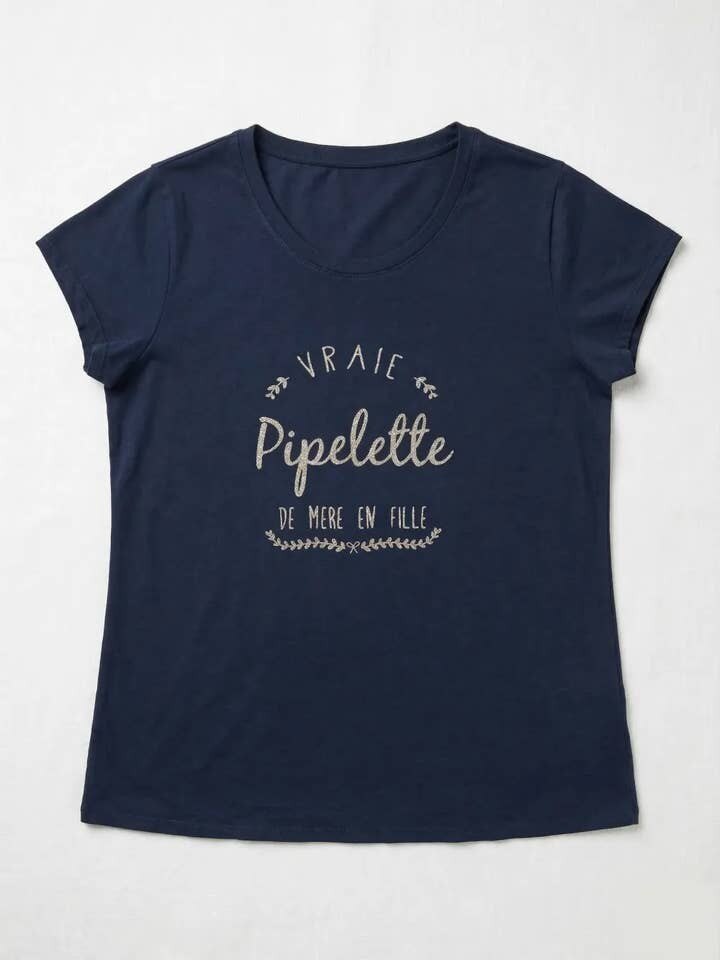MYNRCNV Navy T-shirt Real Chatterbox Navy