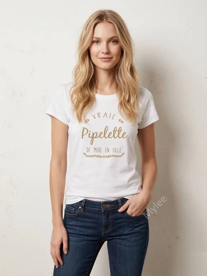 MYNRCGD Navy T-shirt Real Chatterbox Gold
