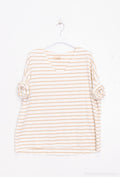 MYSBG Striped T-shirt Beige