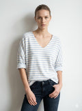 MYS2SB Striped T-shirt Sky Blue