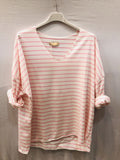 MYS2RS Striped T-shirt Rose Shadow
