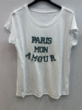 MYPMLWBCE Paris my love white background t-shirt Celadon
