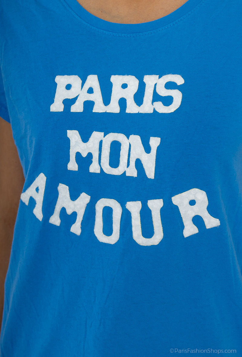 MYPMABL Paris My Love T-shirt Blue