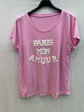 MYPMARS Paris My Love T-shirt Rose Shadow