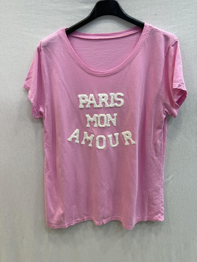 MYPMARS Paris My Love T-shirt Rose Shadow