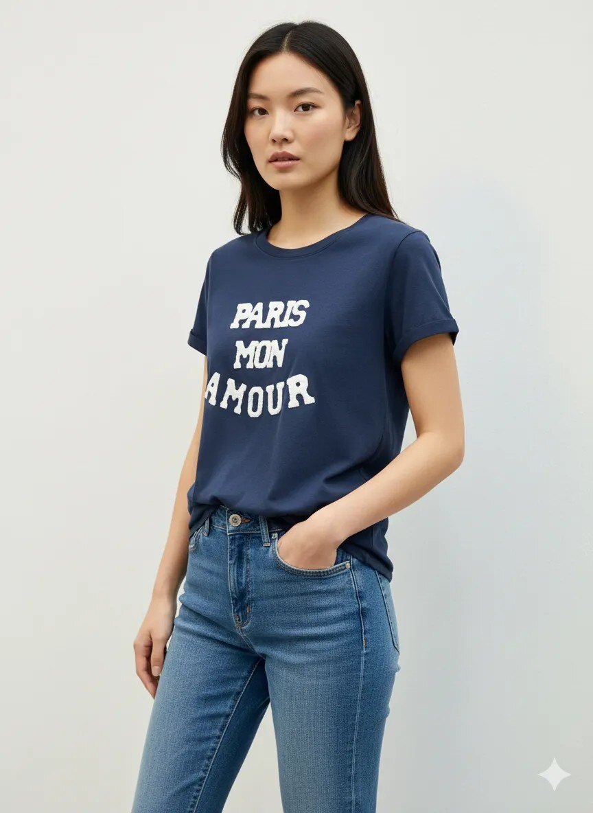 MYPMANV Paris My Love T-shirt Navy