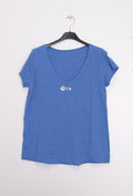 MYPACBL T-shirt Fish Collar Blue