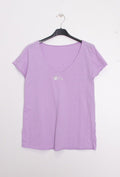 MYPACLI T-shirt Fish Collar Lilac