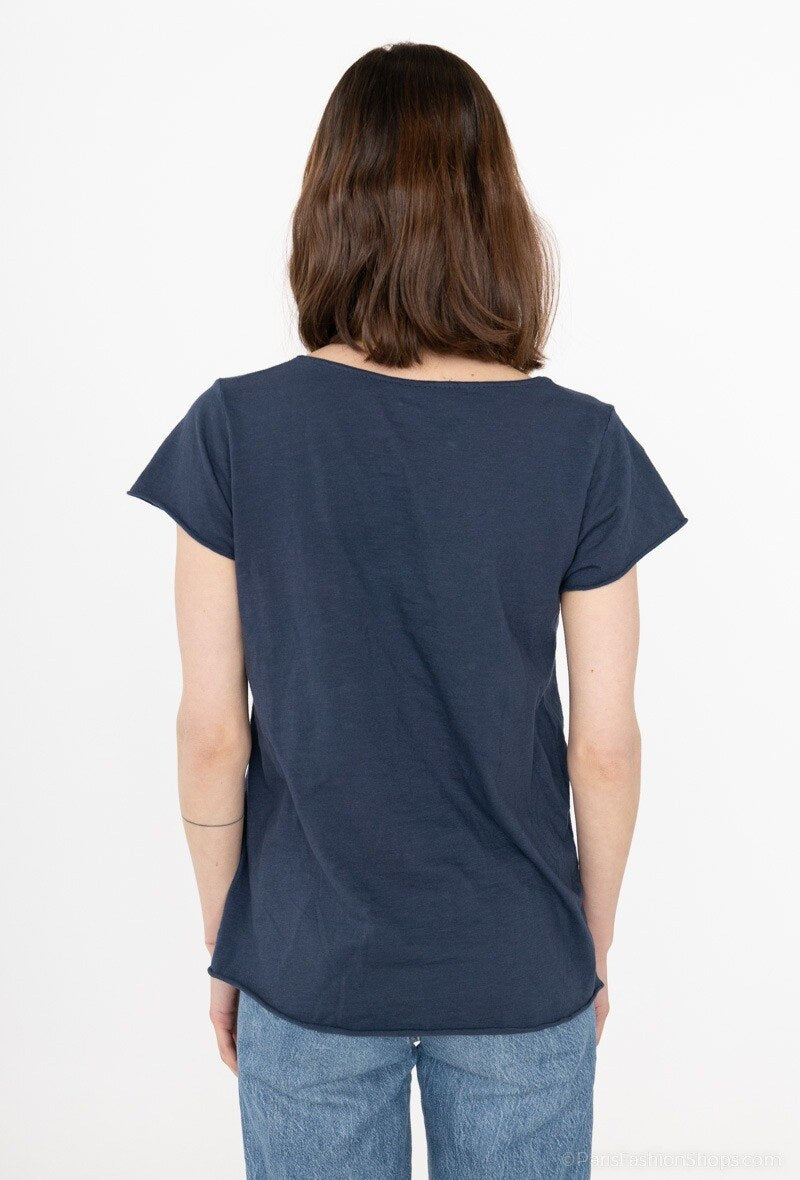 MYPACNV T-shirt Fish Collar Navy
