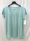 MYPACAM T-shirt Fish Collar Aqua Marine