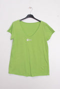 MYPACLMG T-shirt Fish Collar Lime Green