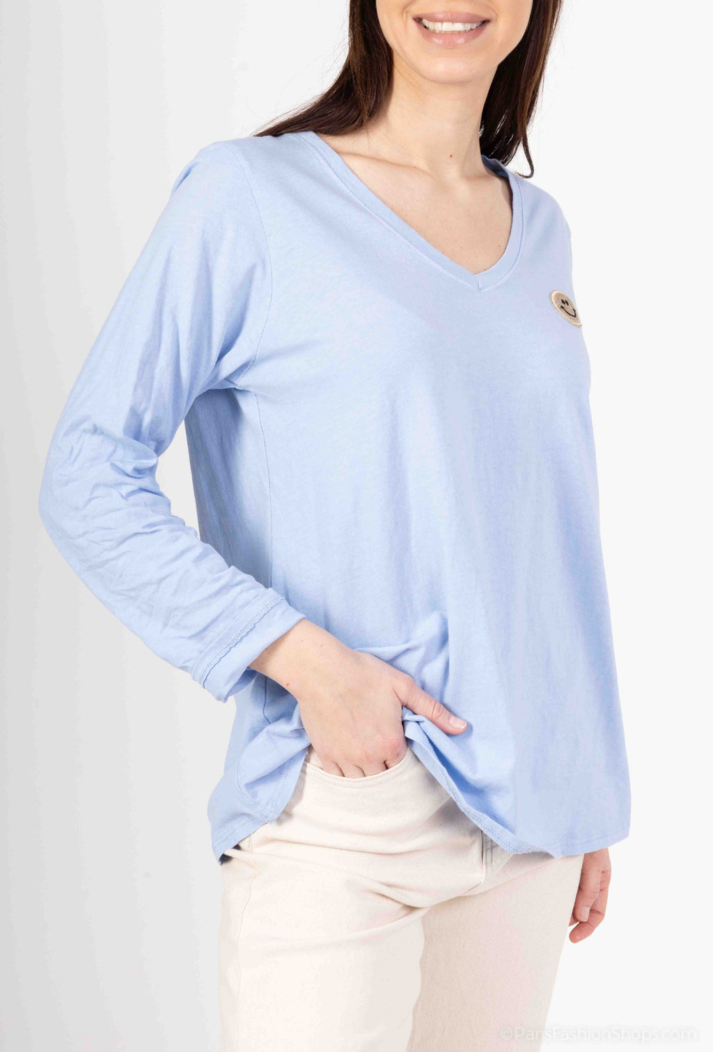 MYSSB Smiley T-shirt Sky Blue