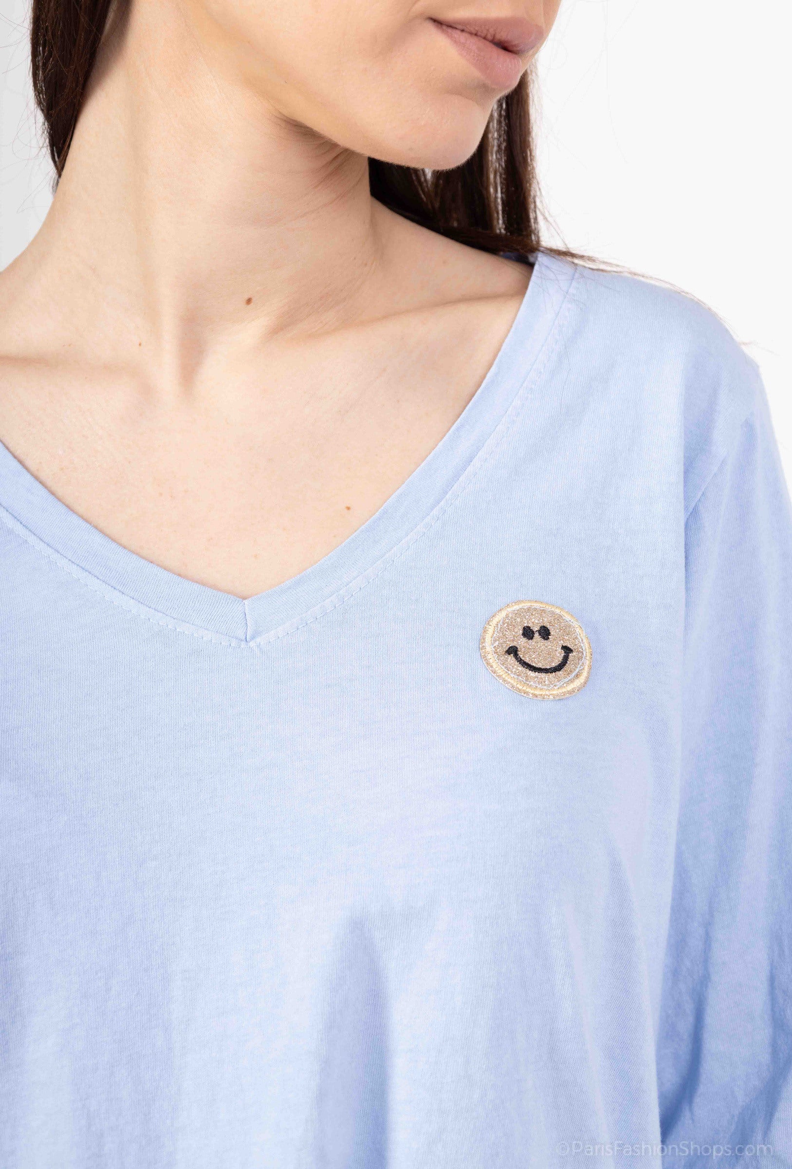 MYSSB Smiley T-shirt Sky Blue