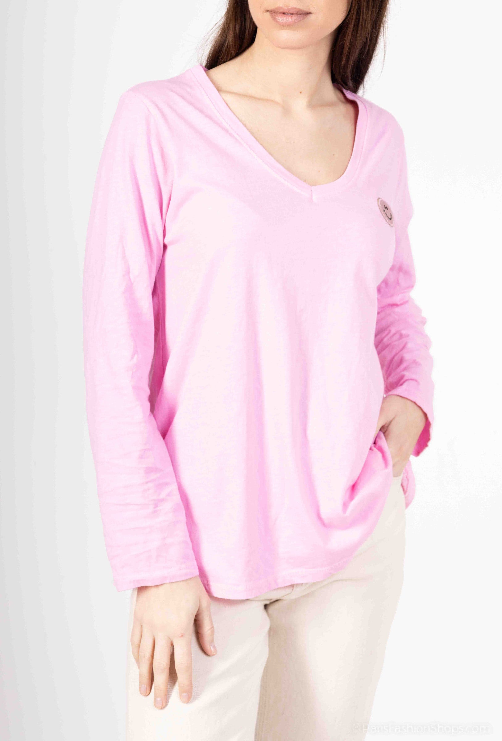 MYSRS Smiley T-shirt Rose Shadow