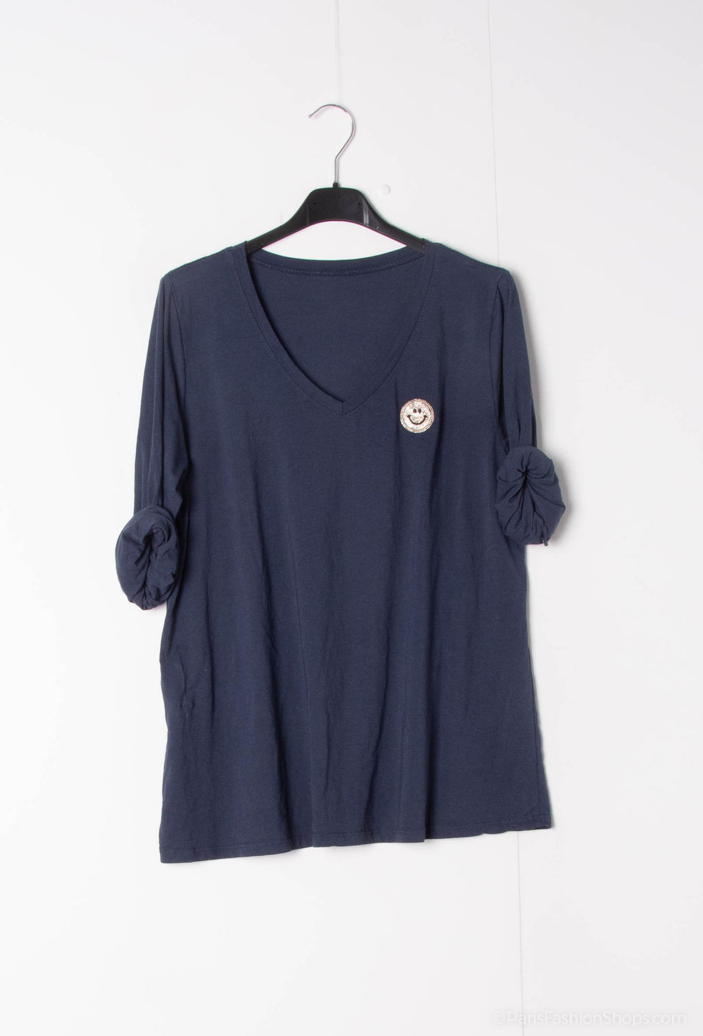 MYSNV Smiley T-shirt Navy