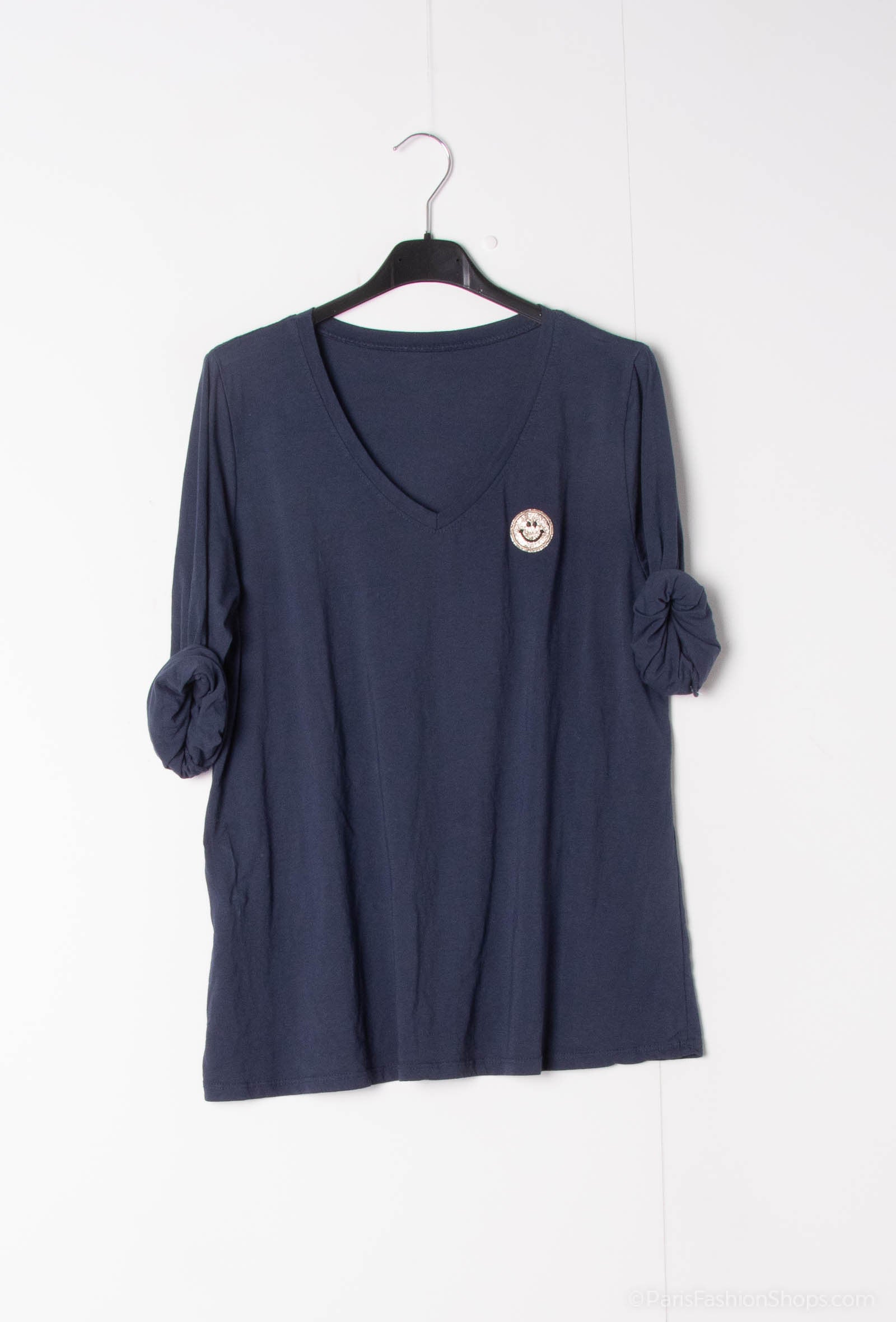MYSNV Smiley T-shirt Navy