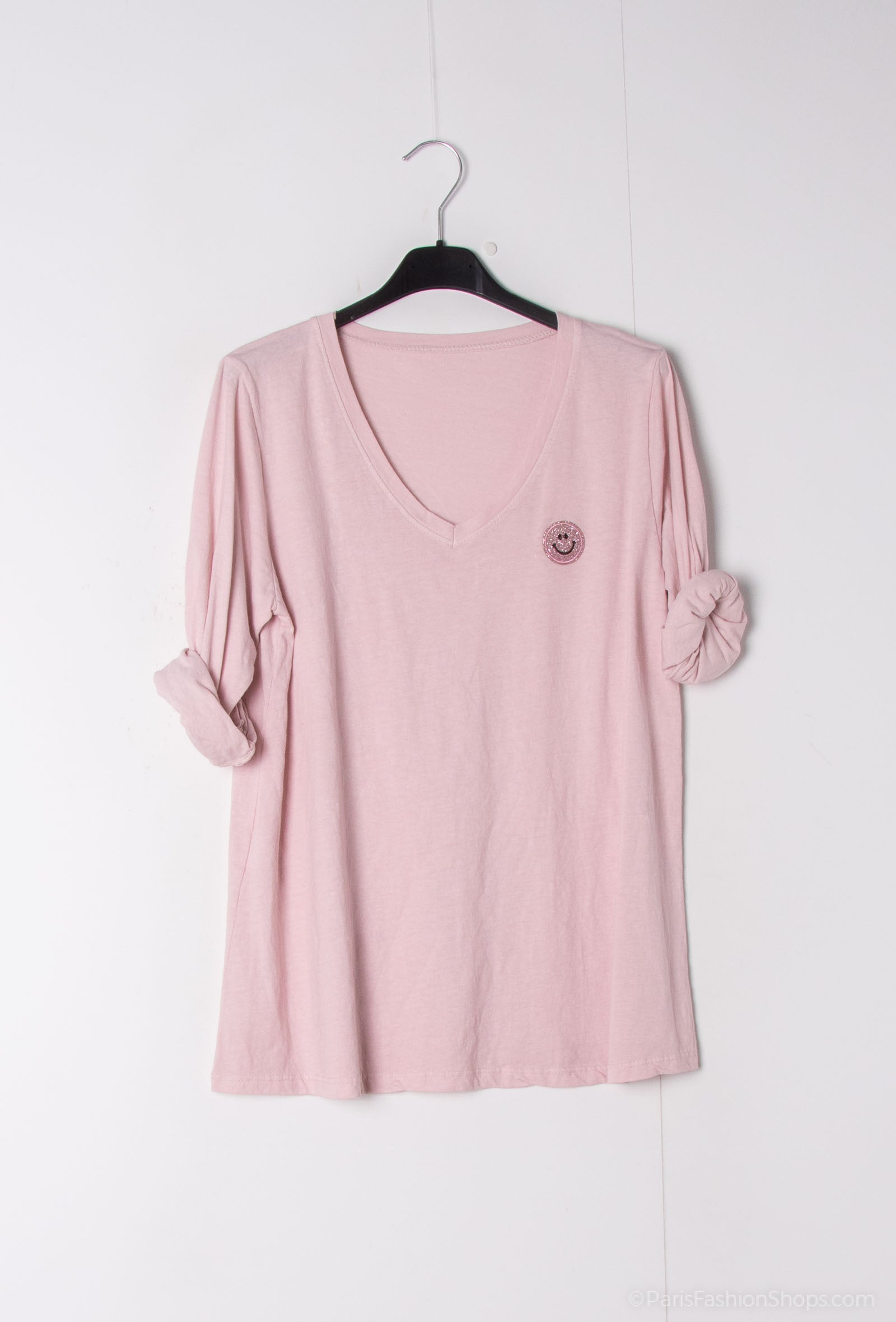 MYSNU Smiley T-shirt Nude