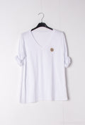 MYSGD Smiley T-shirt Gold