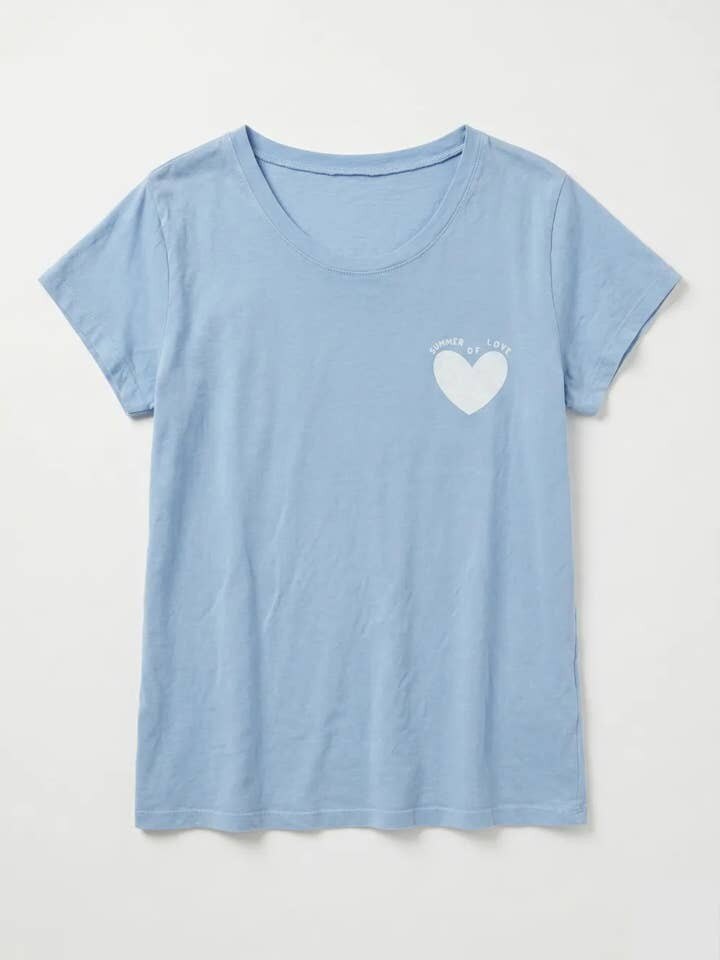 MYSLSB Summer of Love T-shirt Sky Blue