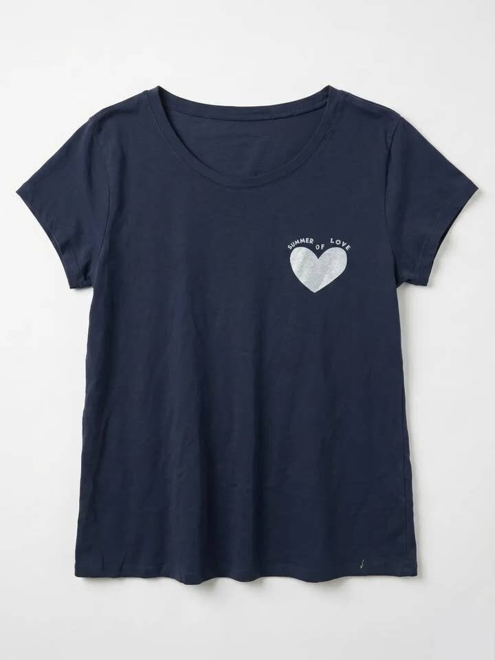 MYSLNV Summer of Love T-shirt Navy