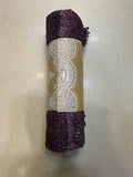 MYLBU T-shirt with lace Burgundy