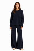 LU2 Black Oversize Knit Set