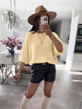 ESTMS5 Light Yellow Mohair Sweater