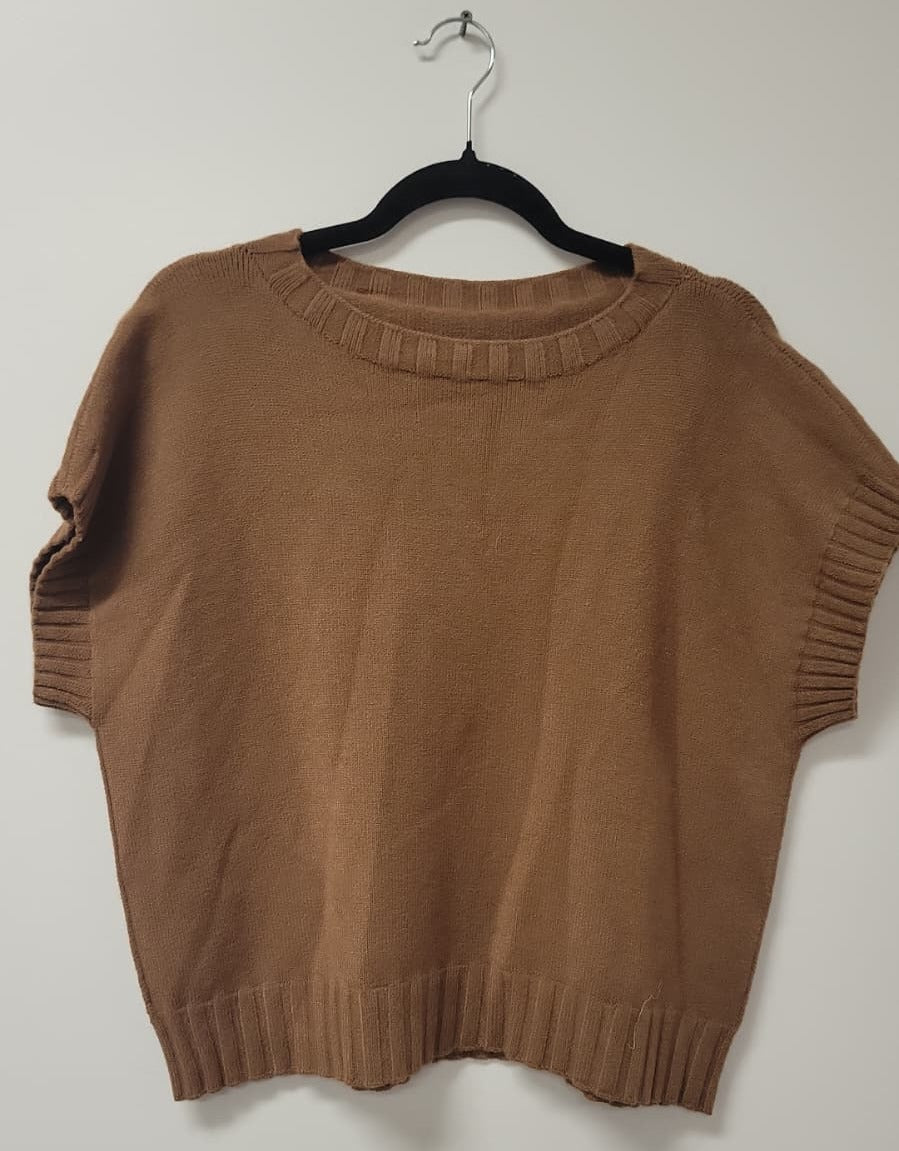 VC2 Red Super Soft Knit Top