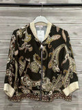 ZOJK2KH Paisley Print Jacket Khaki
