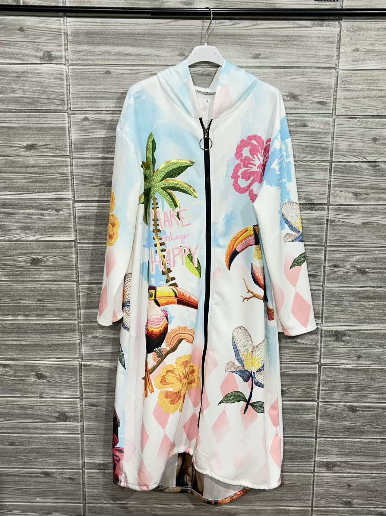 ZOLPJBW Luna Printed Jacket White