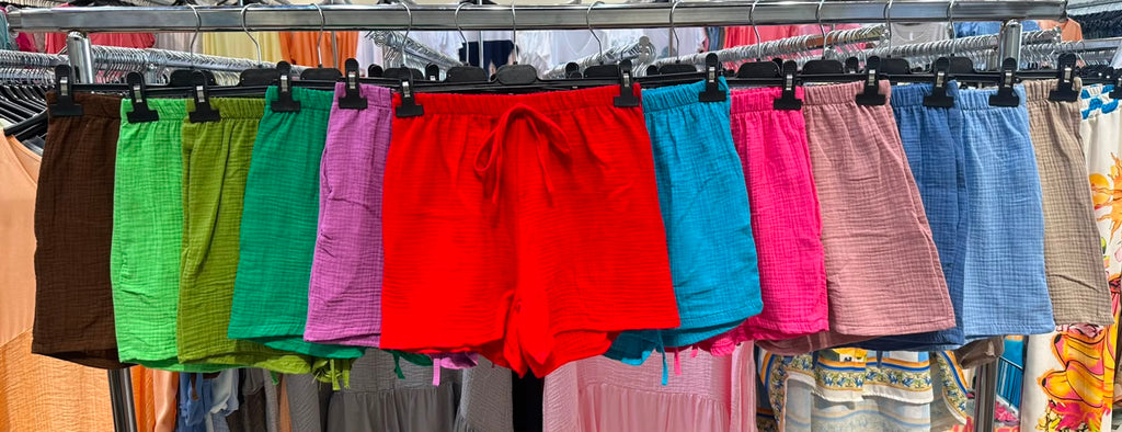 VI Gauze Cotton Shorts — 12 Colors