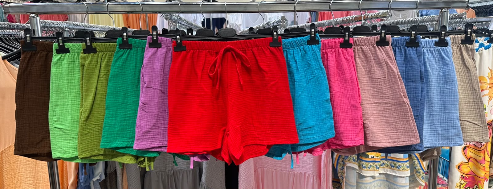 VI Gauze Cotton Shorts — 12 Colors