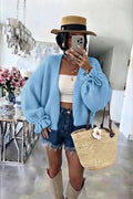 ESTWC10 Blue Wool Cardigan