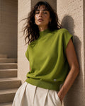 LUTNS1 Olive Turtleneck Sweater