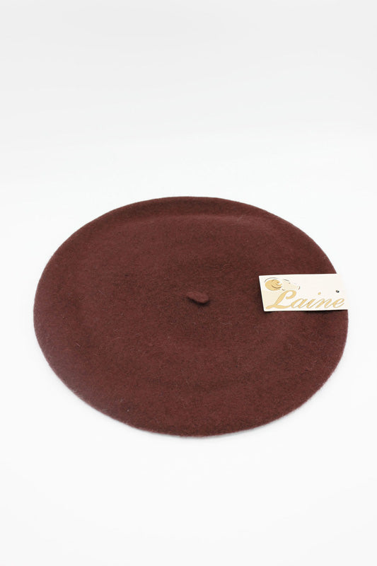 HO5020 Classic Wool Beret - Brown 2