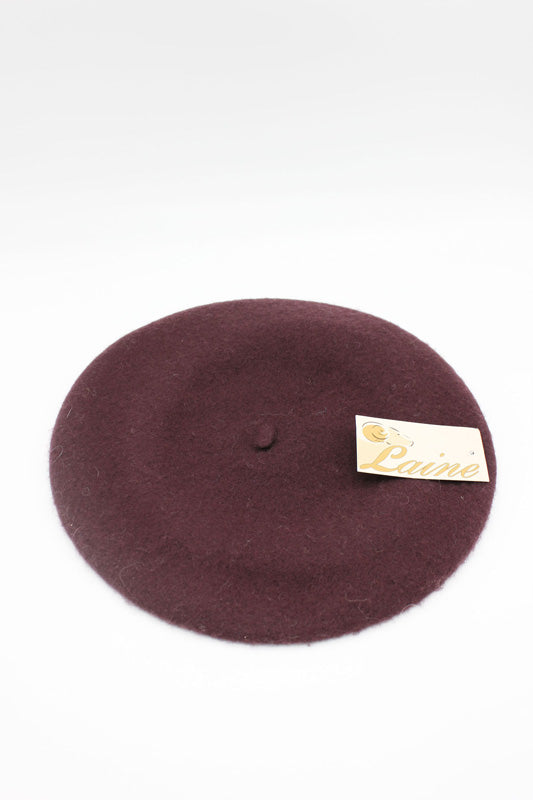 HO5020 Classic Wool Beret - Brown 1